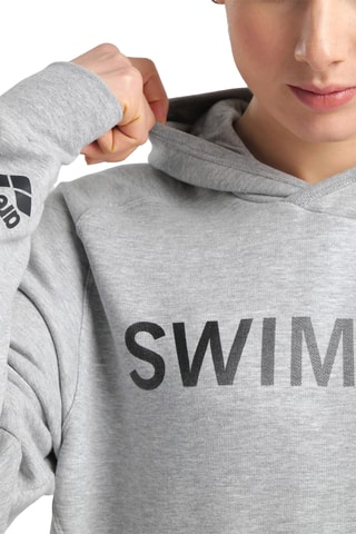 Sweat à capuche - Gris chiné et noir