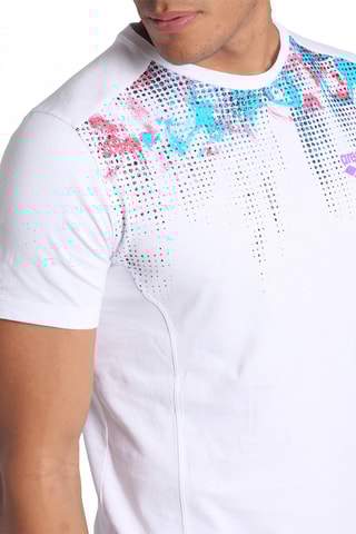 T-shirt - Blanc et violet