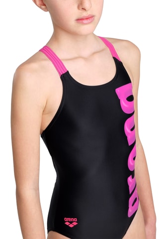 Maillot 1 pièce - Noir et fuchsia