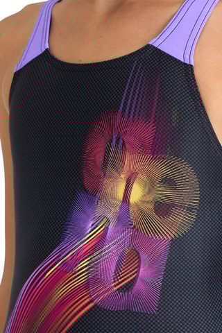 Maillot 1 pièce - Noir et violet