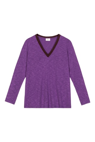 T-shirt - Violet chiné