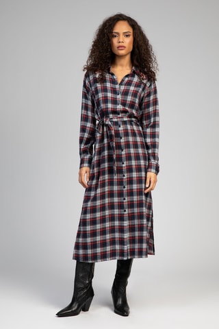 Robe chemise - Bleu marine