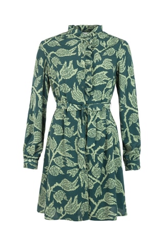 Robe chemise - Bleu canard