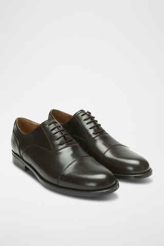 Richelieus en cuir Regular - Marron foncé