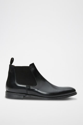 Bottines Chelsea en cuir Regular - Noir