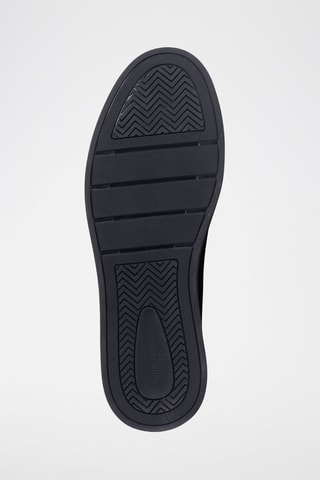 Boots Chelsea regular en cuir - Noir