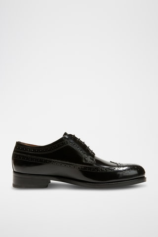 Derbys vernis en cuir - Noir