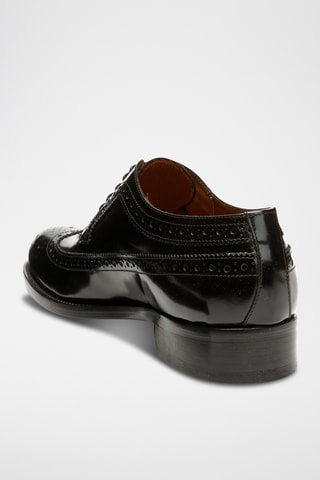 Derbys vernis en cuir - Noir