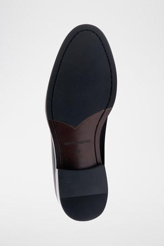 Derbys vernis en cuir - Bordeaux