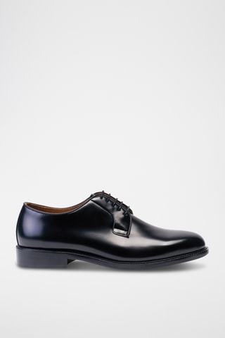 Derbys vernis en cuir - Noir