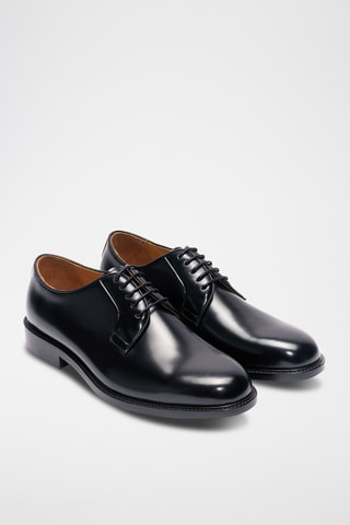 Derbys vernis en cuir - Noir