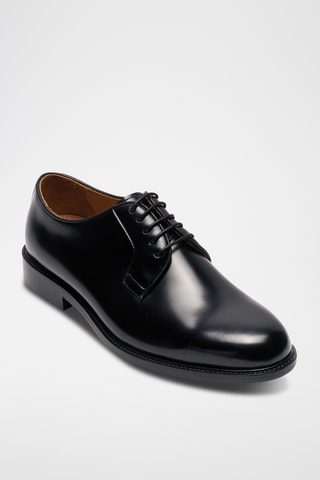 Derbys vernis en cuir - Noir