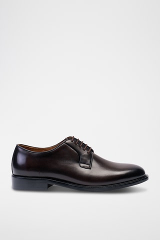 Derbys en cuir - Marron