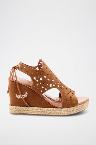 Sandales compensées Savage - Camel