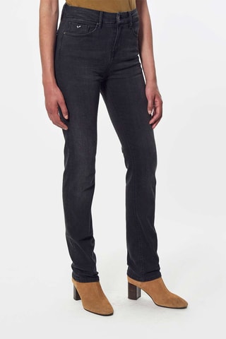 Jean droit taille haute Fidel - Noir