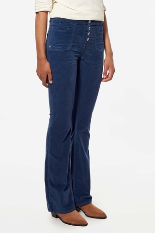 Jean bootcut taille haute Lucky - Bleu marine