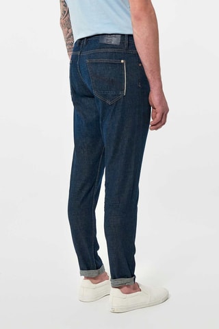 Jean relax cropped Kylan - Bleu foncé