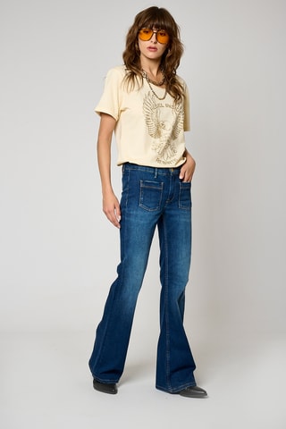 Jean flare Bea  - Bleu