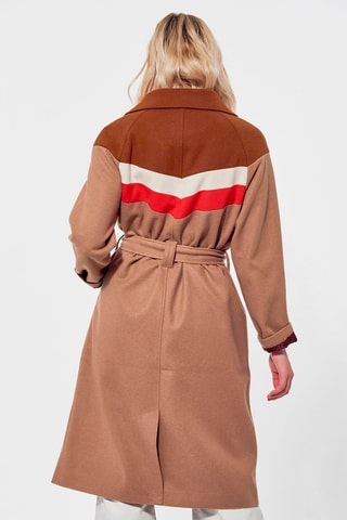 Manteau en laine Figue Beige