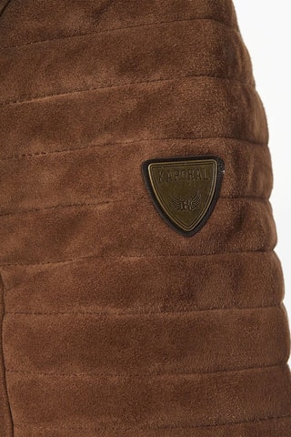Veste en cuir Vlora Camel