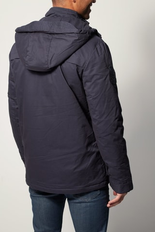 Parka à capuche Gers Bleu marine