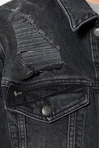 Veste en jean Rage - Noir