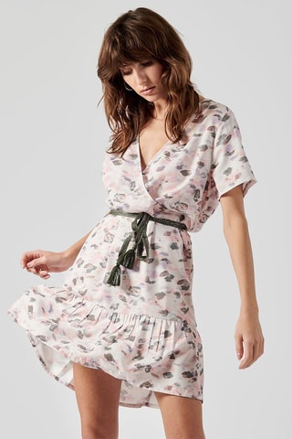 Robe portefeuille Cali - Rose