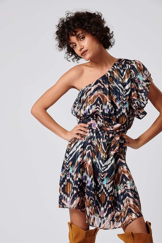 Robe asymétrique Cevil - Noir