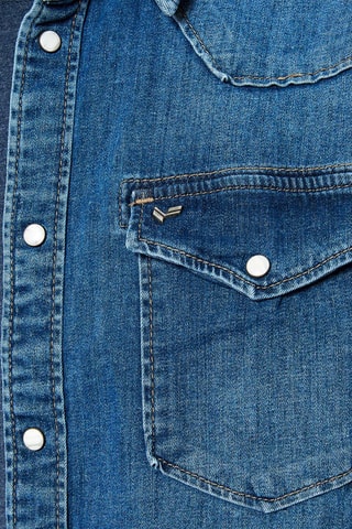 Surchemise en jean Diego - Bleu marine