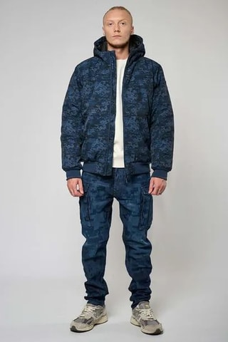 Blouson à capuche Royer - Bleu