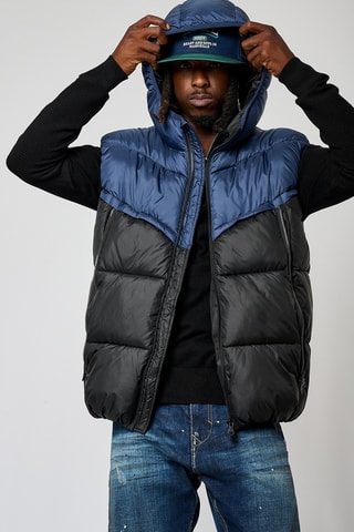 Doudoune regular sans manches Bivo  - Noir