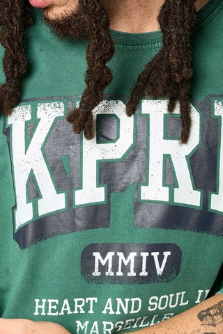 T-shirt oversize Vars - Vert