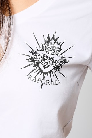 T-shirt en coton biologique Valm - Blanc