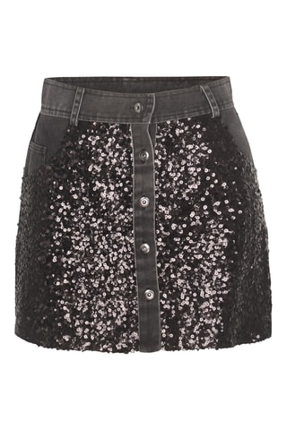 Jupe à sequins Suzon - Noir