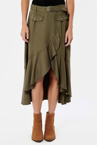 Jupe asymétrique Bea - Vert