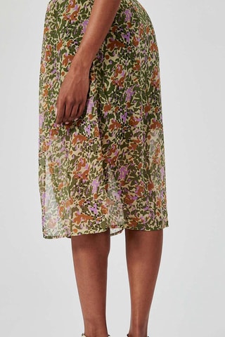 Jupe midi Caro - Vert