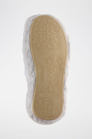 Pantoufles fourrées - Gris