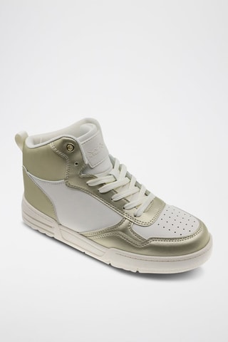 Baskets montantes - Doré