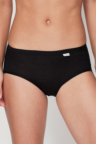 Shorty en coton biologique - Noir