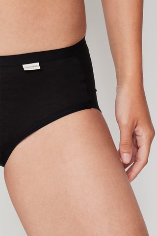 Shorty en coton biologique - Noir