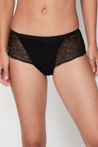 Shorty en coton biologique - Noir