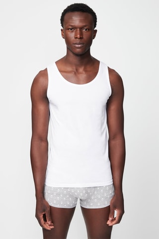 Débardeur en coton biologique - Blanc