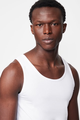 Débardeur en coton biologique - Blanc