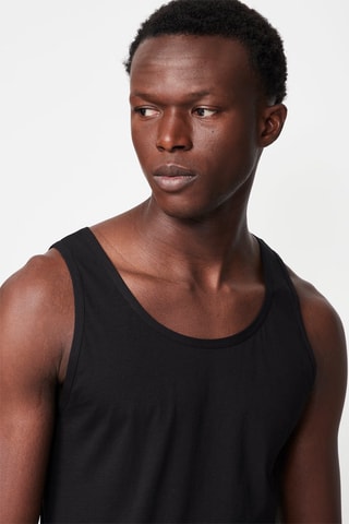 Débardeur en coton biologique - Noir