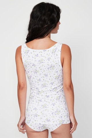 Débardeur - Blanc et violet