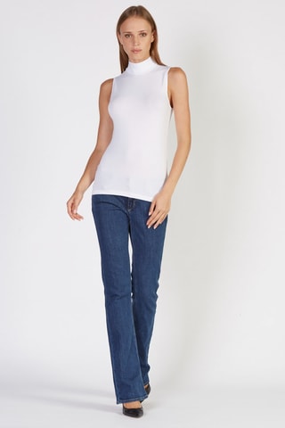 Sous-pull sans manches  Blanc