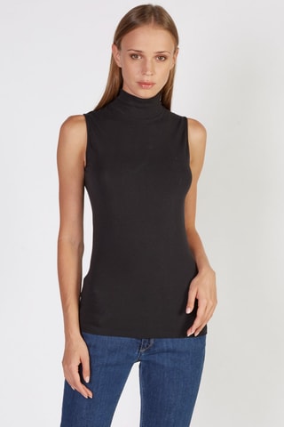 Sous-pull sans manches Noir