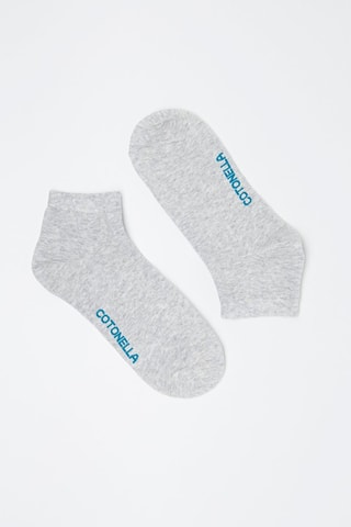 3 paires de socquettes - Gris chiné