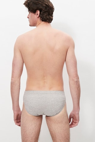 2 slips - Gris chiné