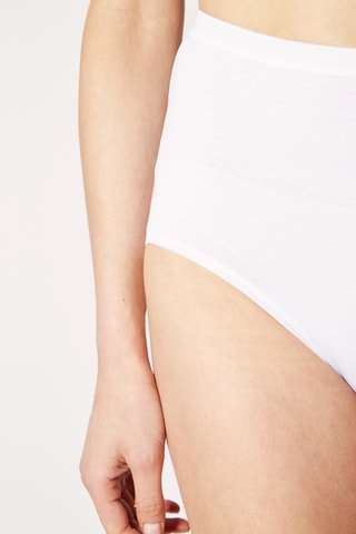 2 culottes taille haute - Blanc